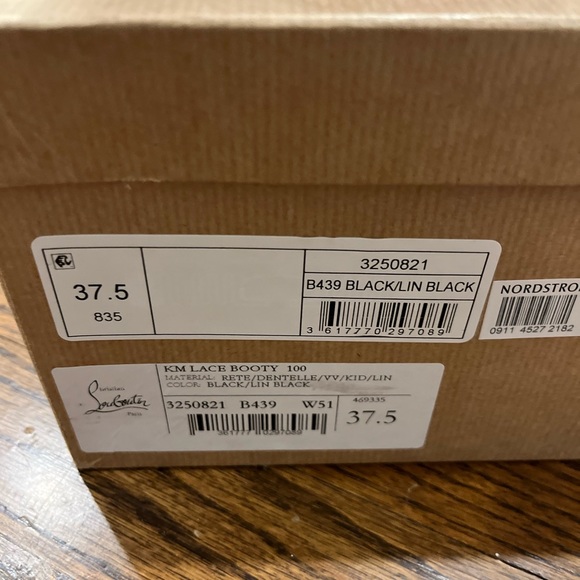NIB Authentic Christian Louboutin KM LACE BOOTY 100 - Picture 7 of 10